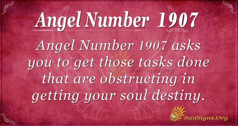 1907 angel number|1907 Angel Number Spiritual Meaning .